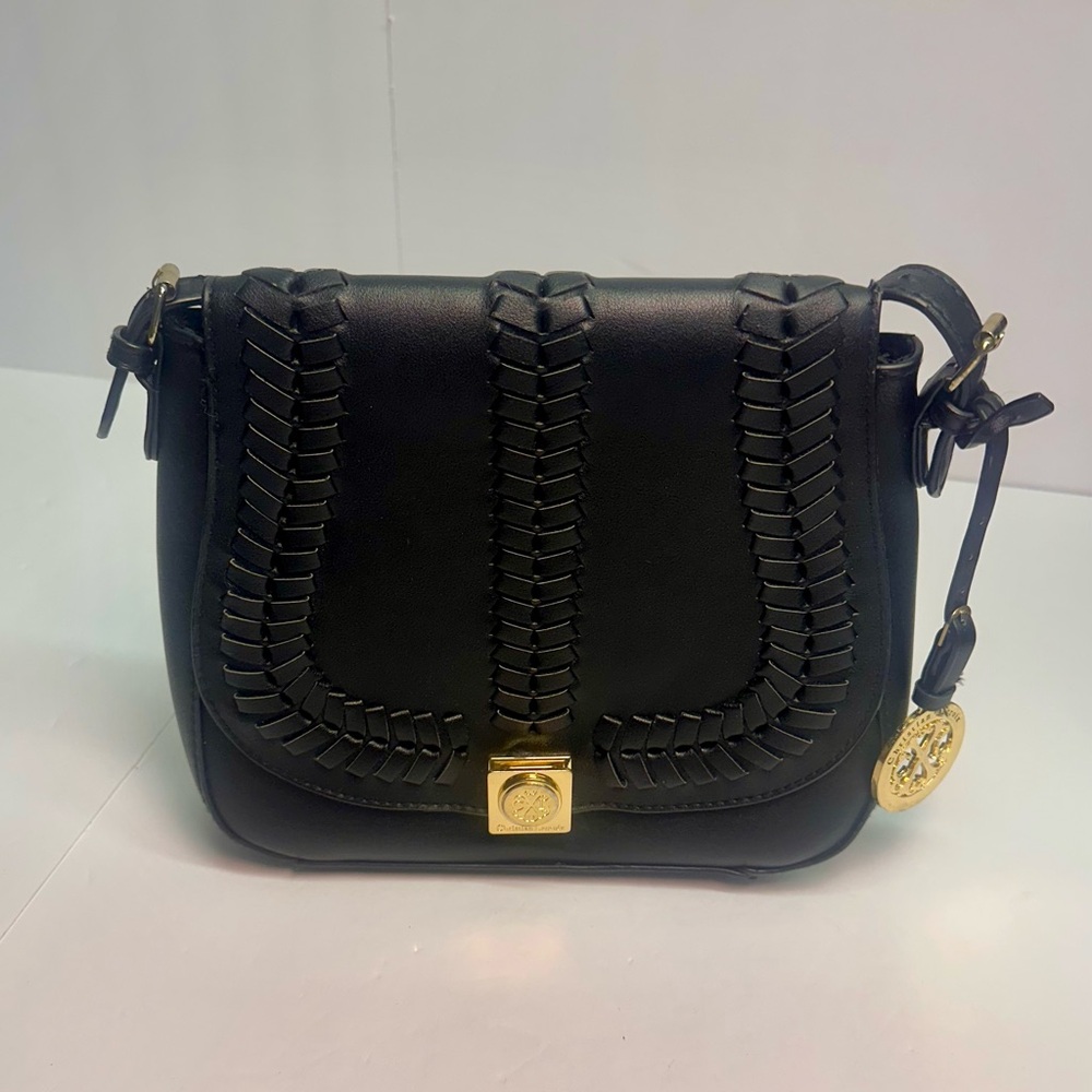 Black Christian Lacroix‎ Leather look Crossbody Bag